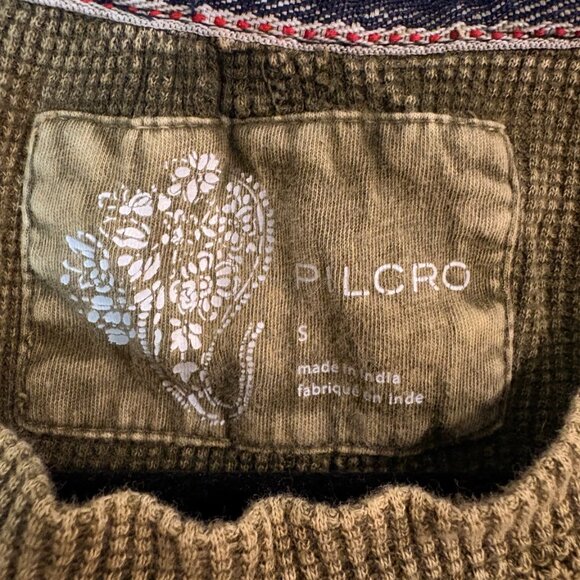 Pilcro Anthropologie Waffle Knit Oversized Dolman Top Women’s Small - Picture 3 of 5